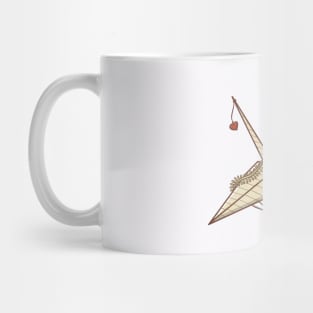 Oritsuru (Origami Crane) - no background Mug